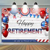 Wir Stolz Von Du USA Flagge Streifen Holz Ruhestand Hintergrund